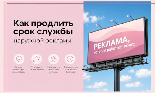 Как продлить срок службы наружной рекламы в Ногинске