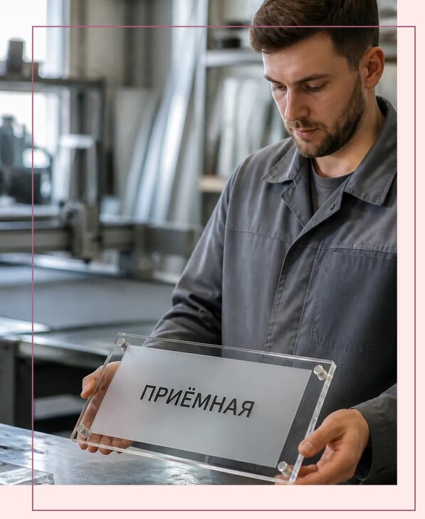 Таблички из оргстекла на заказ в Ногинске от 3951 р. | Аванза-Нгн