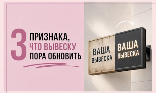 3 признака, что вывеску пора обновить